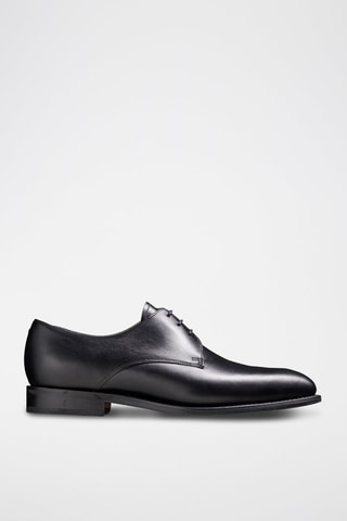 Derbies de piel bovina St Austell  - Negro