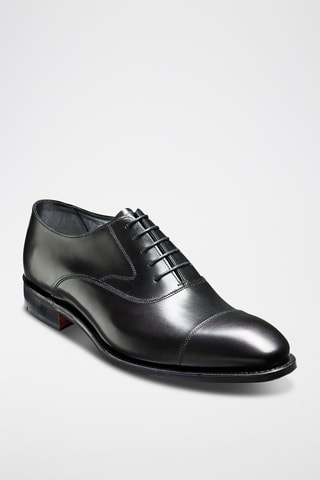 Derbies de piel bovina de charol Falsgrave  - Negro