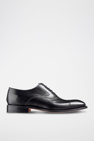 Derbies de piel bovina de charol Falsgrave  - Negro