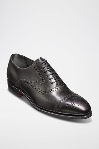 Richelieus de piel bovina Lerwick  - Negro