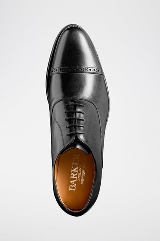 Richelieus de piel bovina Burford  - Negro