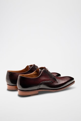 Derbies de piel Oscar  - Rojo