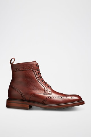 Botas de piel Calder  - Marrón