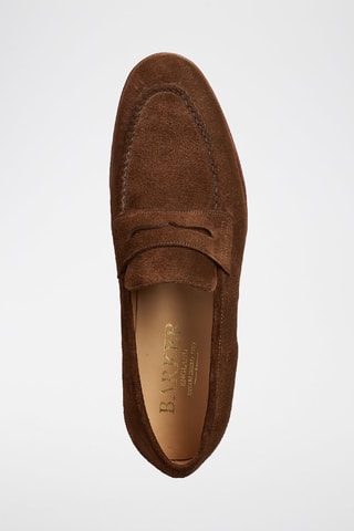 Mocasines de piel de ciervo nobuk Ledley  - Marrón