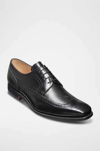 Derbies de piel Larry  - Negro