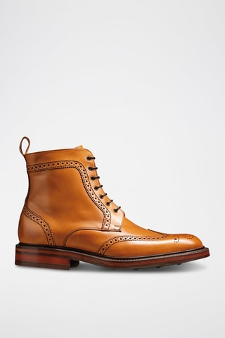 Botas de piel bovina Calder  - Marrón