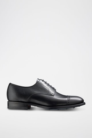 Derbies de piel bovina Angel  - Negro