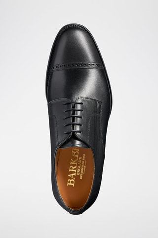Derbies de piel bovina Angel  - Negro