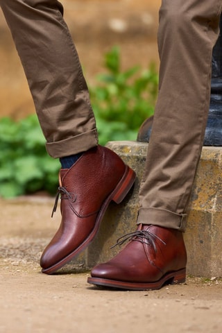 Botas de piel Orkney  - Marrón