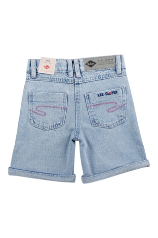 Spijkershort - Lichtblauw - Blauw