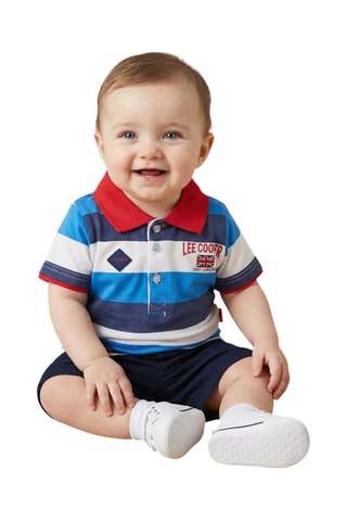 Polo en Short - Blauw