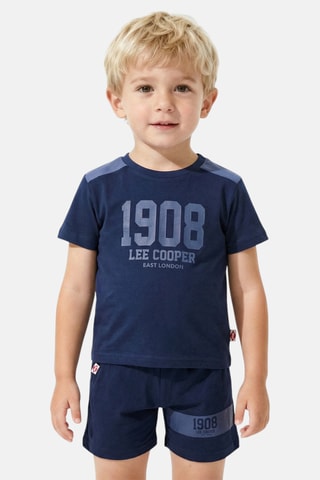 T-shirt en Short - Marineblauw