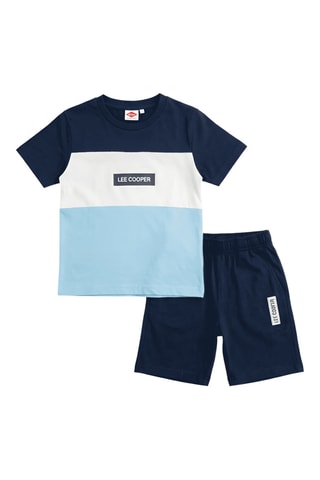 T-shirt en Short - Marineblauw