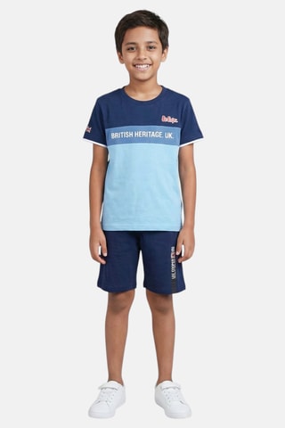 T-shirt en Short - Marineblauw