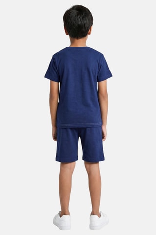 T-shirt en Short - Marineblauw