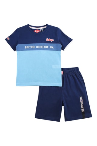 T-shirt en Short - Marineblauw