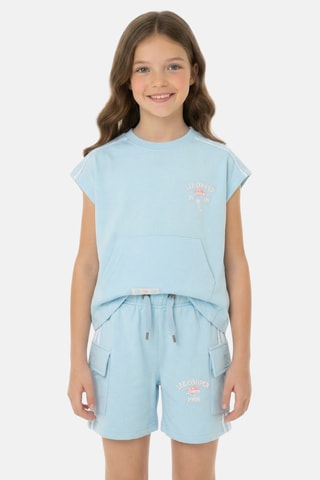 T-shirt en Short - Blauw