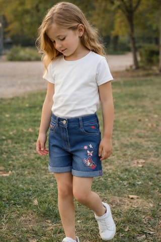 Spijkershort - Marineblauw