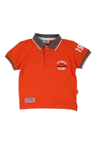 Polo en short  - Oranje en grijs
