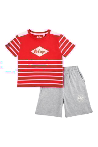 T-shirt en Short - Rood