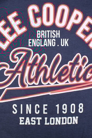 T-shirt - Marineblauw - Lee Cooper - Blauw