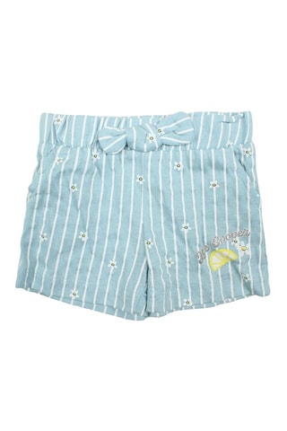 T-shirt en Short Blauw en Wit   - Wit, blauw en geel