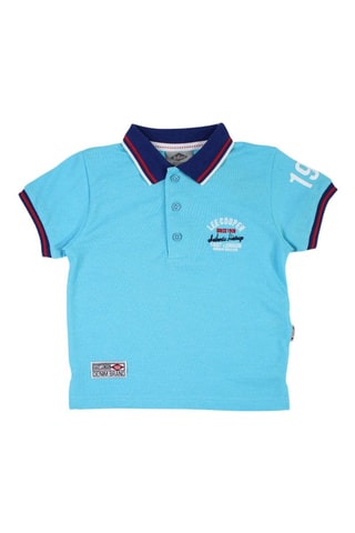 Polo en short  - Blauw