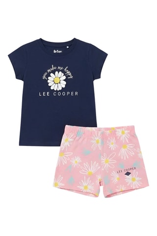 T-shirt en Short - Marineblauw