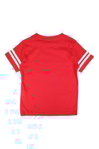 T-shirt - Rood - Lee Cooper - Wit en rood