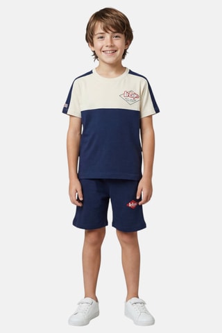 T-shirt en Short - Marineblauw