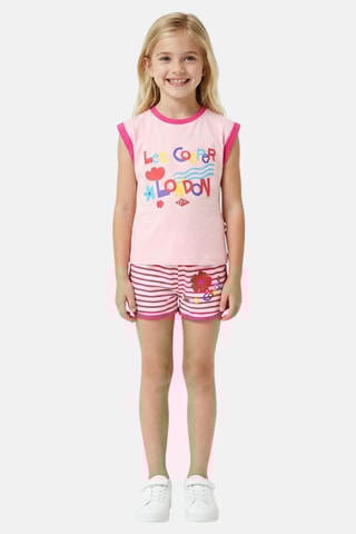 T-shirt en Short - Roze