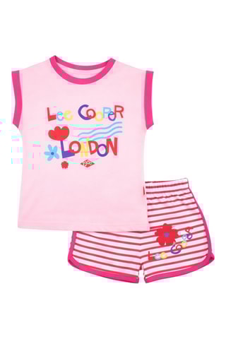 T-shirt en Short - Roze