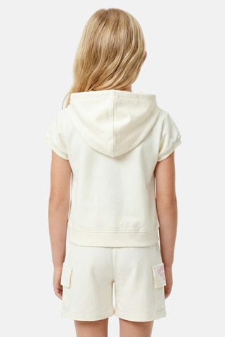 Sweater met Capuchon en Short - Beige