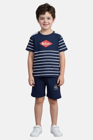 T-shirt en Short - Marineblauw