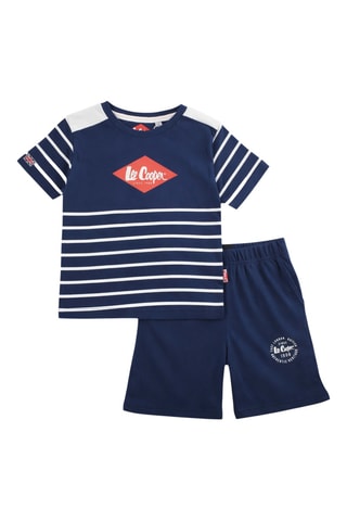 T-shirt en Short - Marineblauw