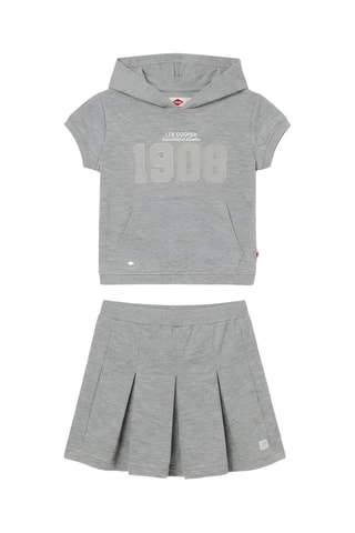 T-shirt en Shortrok - Grijs