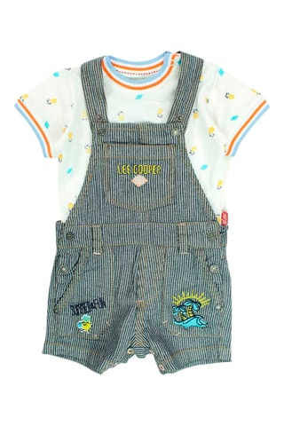 T-shirt en Tuinbroek - Lee Cooper - Wit