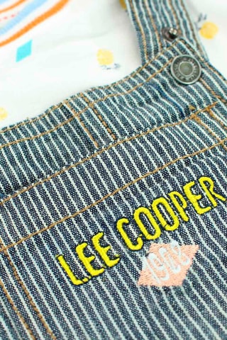 T-shirt en Tuinbroek - Lee Cooper - Wit