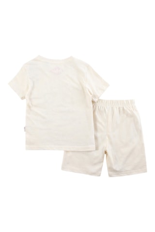 T-shirt en Short - Beige