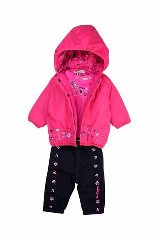 T-shirt - Blauw en roze