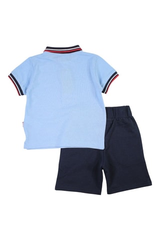 Polo en short  - Blauw
