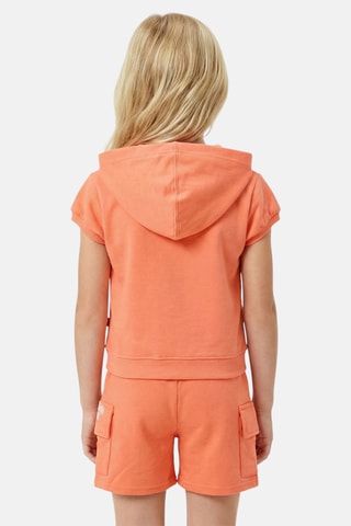 Sweater met Capuchon en Short - Oranje