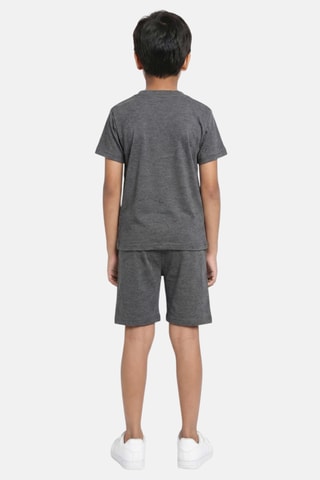 T-shirt en Short - Grijs