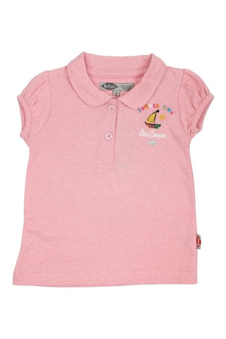 Polo en Short - Wit en roze