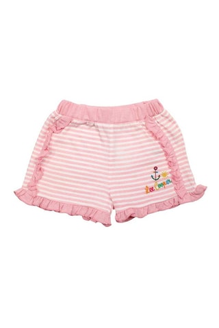 Polo en Short - Wit en roze