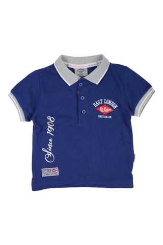 Polo en short  - Marineblauw