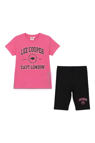 T-shirt en Bermuda - Fuchsia