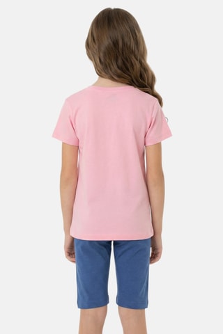 T-shirt en Bermuda - Roze
