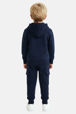 Sweater met Capuchon en Broek - Marineblauw