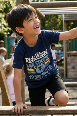 T-shirt - Marineblauw